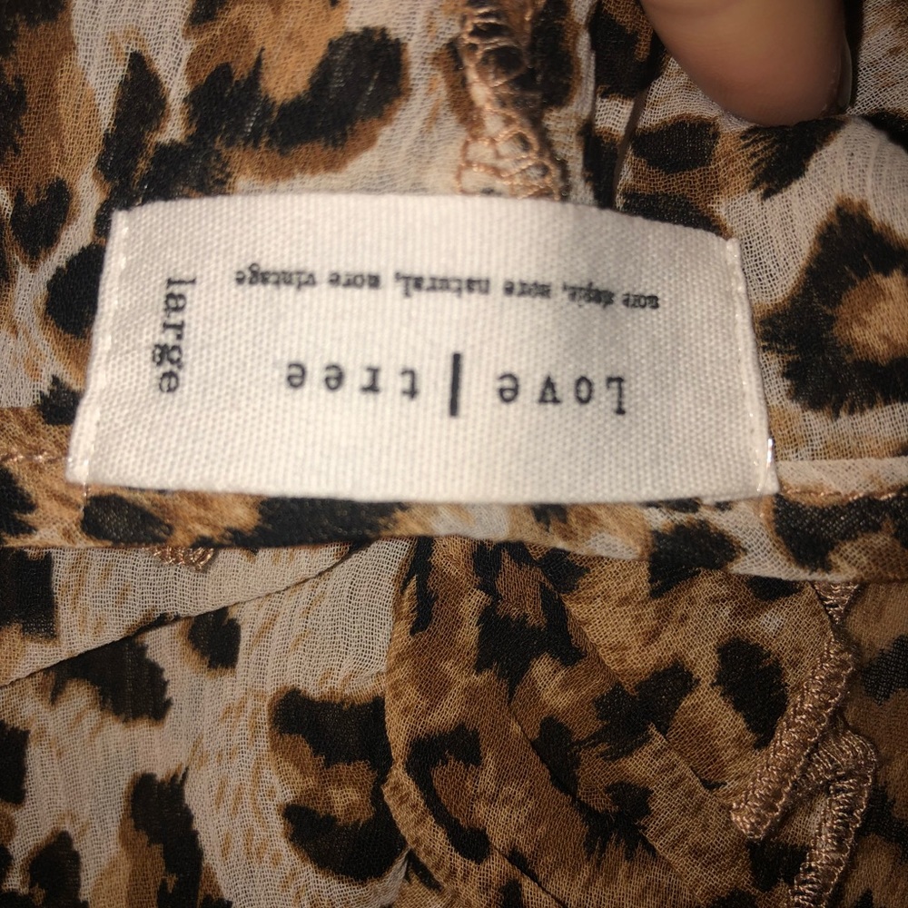 NWOT Cheetah Print Racerback Tank - Picture 4 of 4